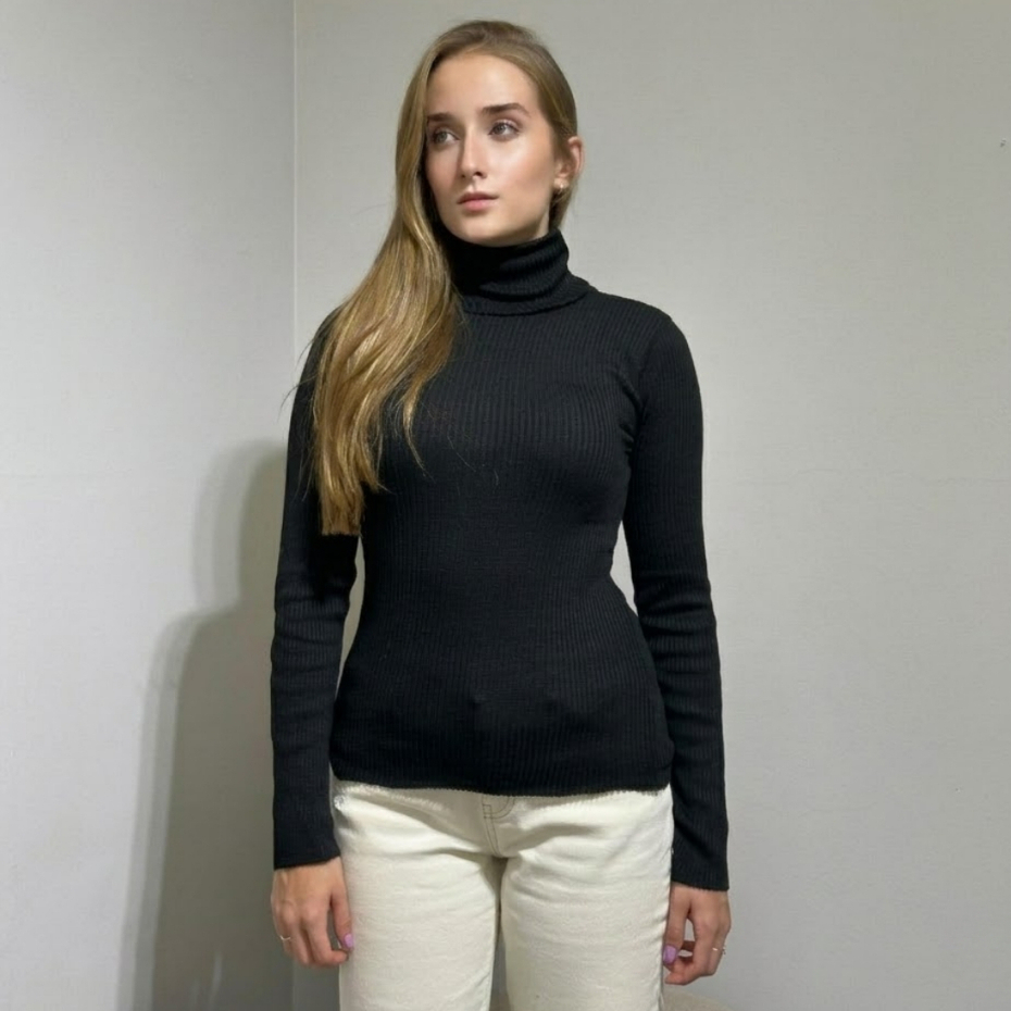 Blusa Cacharrel Canelada Tricot Premium Inverno Tamanho Único