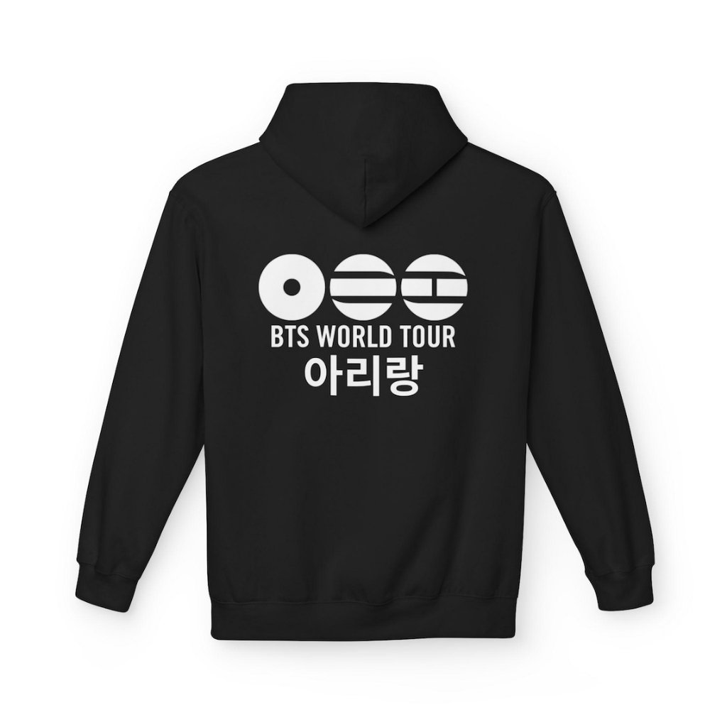 Moletom Blusa de Frio Canguru com Capuz - BTS World Tour "What Is Your Love Song" Casaco Estilo Kpop