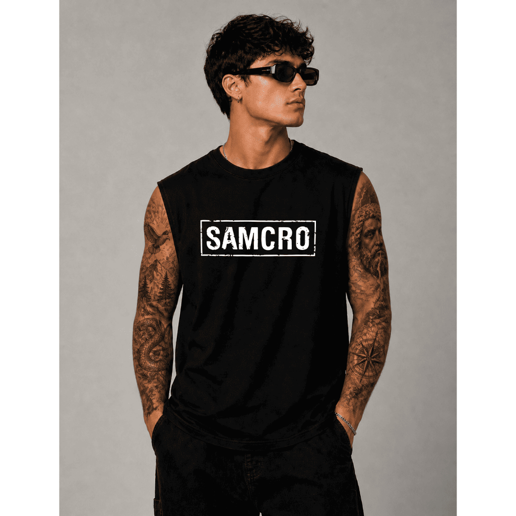 Camiseta Regata Machão Sons Of Anarchy Série Confortável 100% Algodão Masculino Macio Unissex