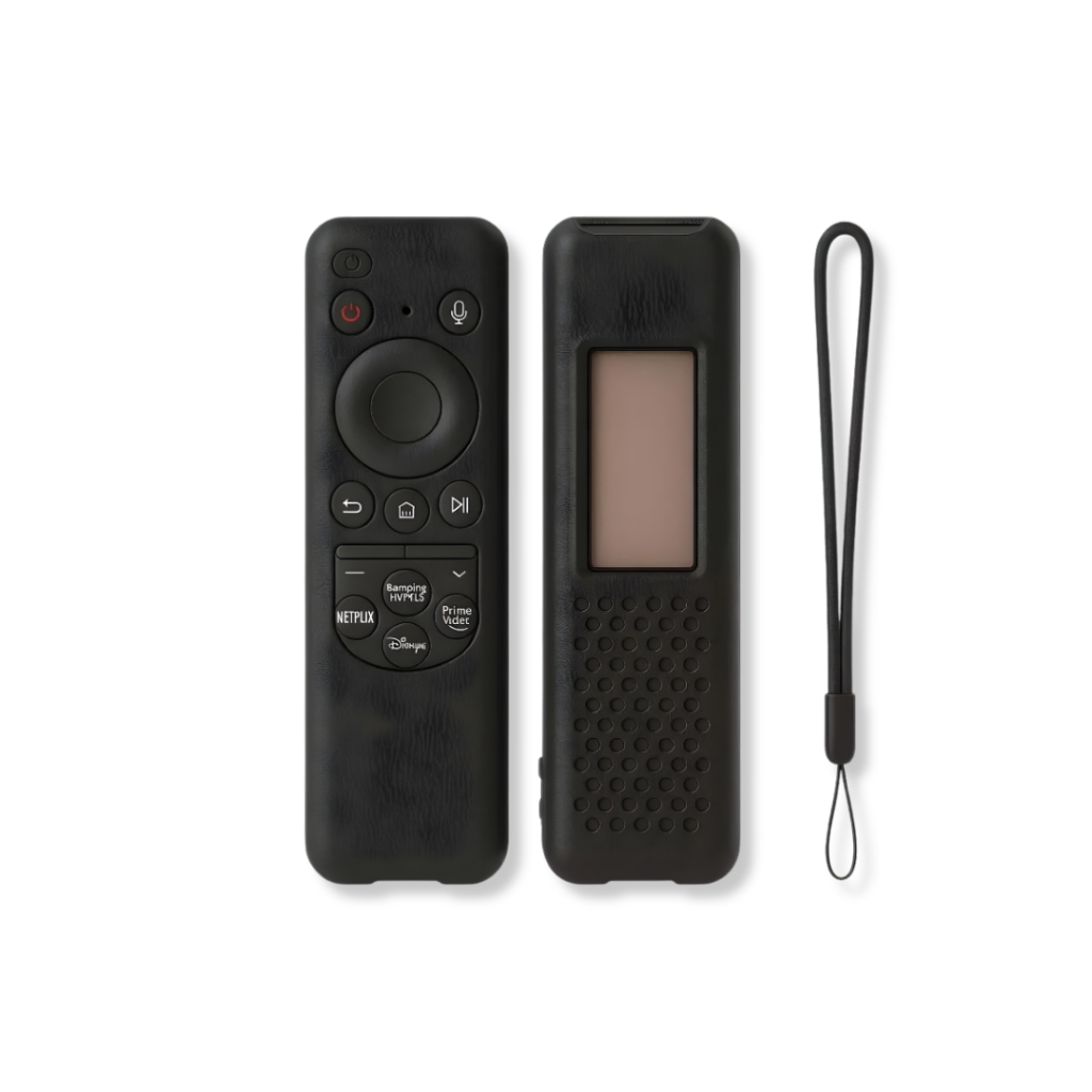 Case Capa de Silicone Preta Antiderrapante Controle Remoto Smart TV Resistente, Lavável e Durável