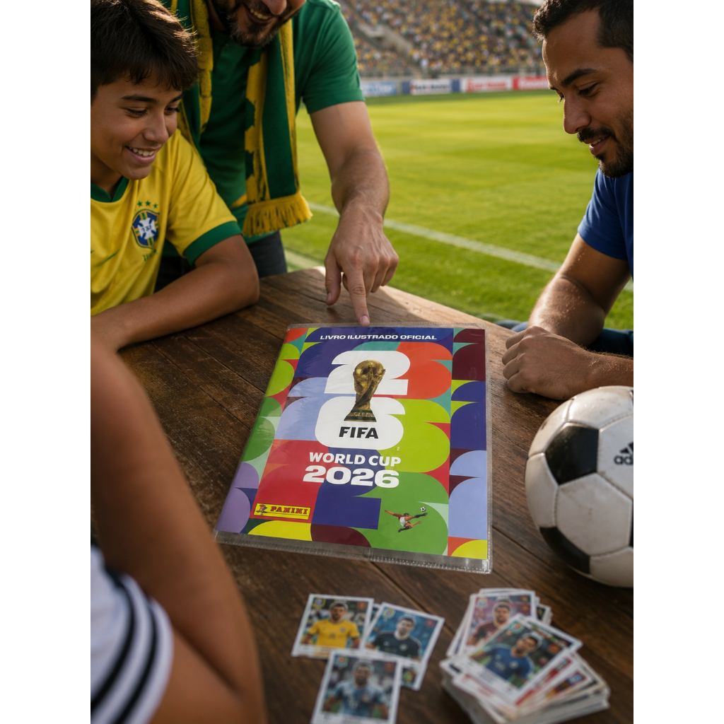 Capa Protetora Álbum Da Copa Do Mundo World Cup 2026 Impermeavel