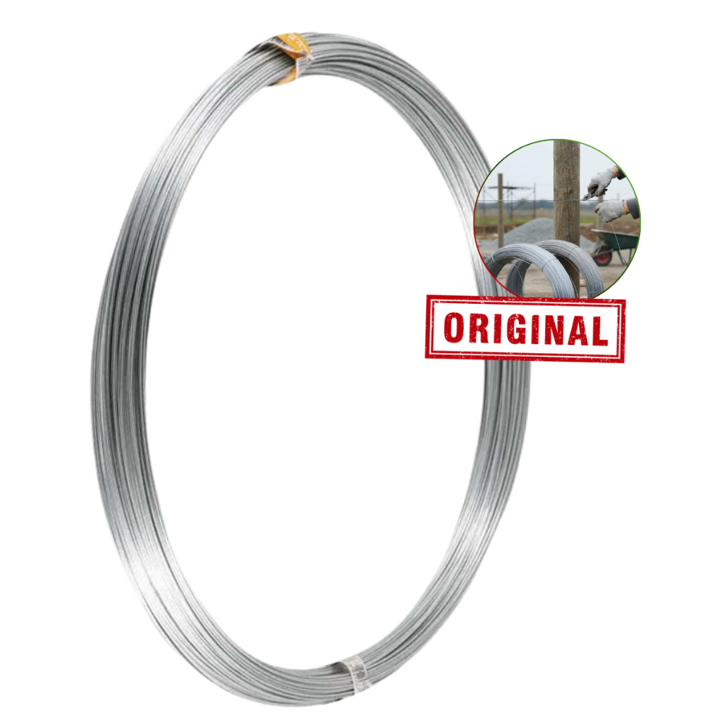Arame Zincado Macio 1,4mm Amarração Ferragem Construção 1kg