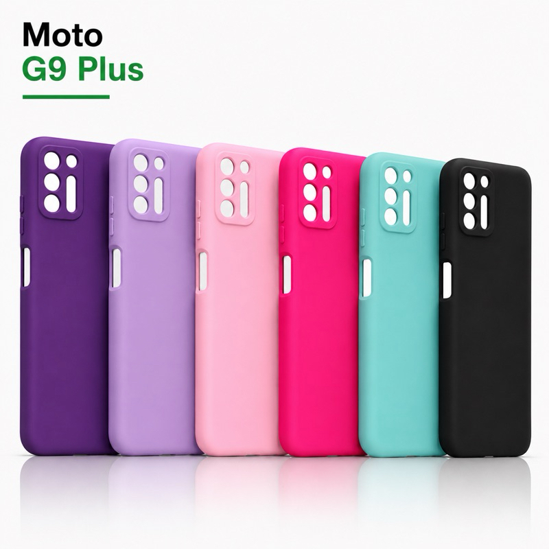 Capa Para Motorola Moto G9 Plus Silicone Aveludada Capinha de Celular