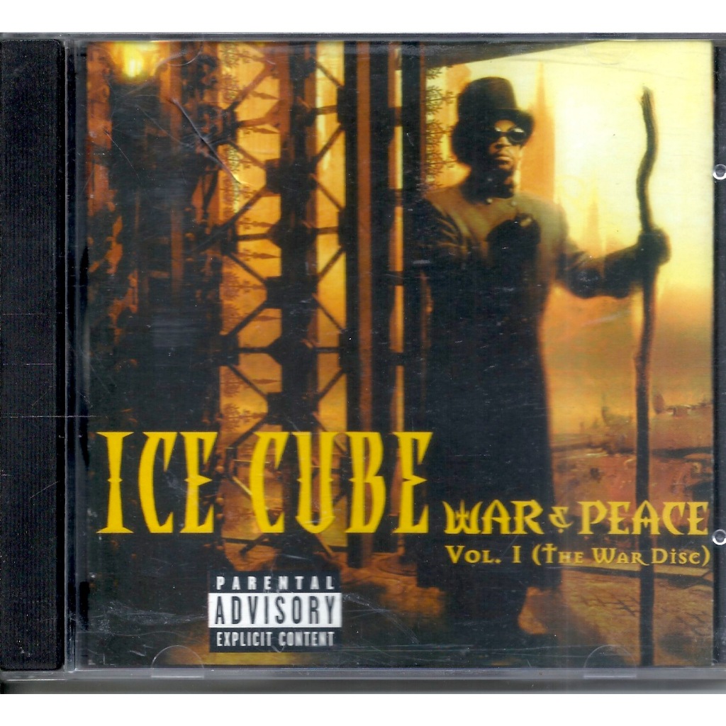CD Ice Cube War e Peace Vol 1 ( The War Disc)*Semi-novo*G22