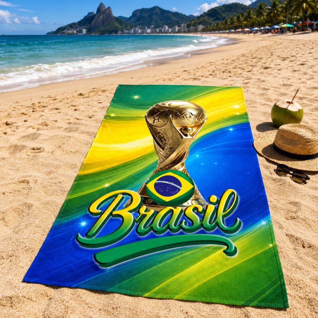 Toalha de Banho Estampada Grande Presente 1,40x70  Estampas Divertida Algodão Brasil