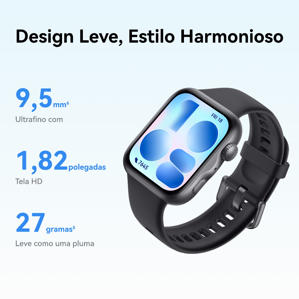 HUAWEI WATCH FIT 5 | Smartwatch Relogio | AMOLED de 182" Design Leve | Mini Treino | 64 GB | GPS · foto 2