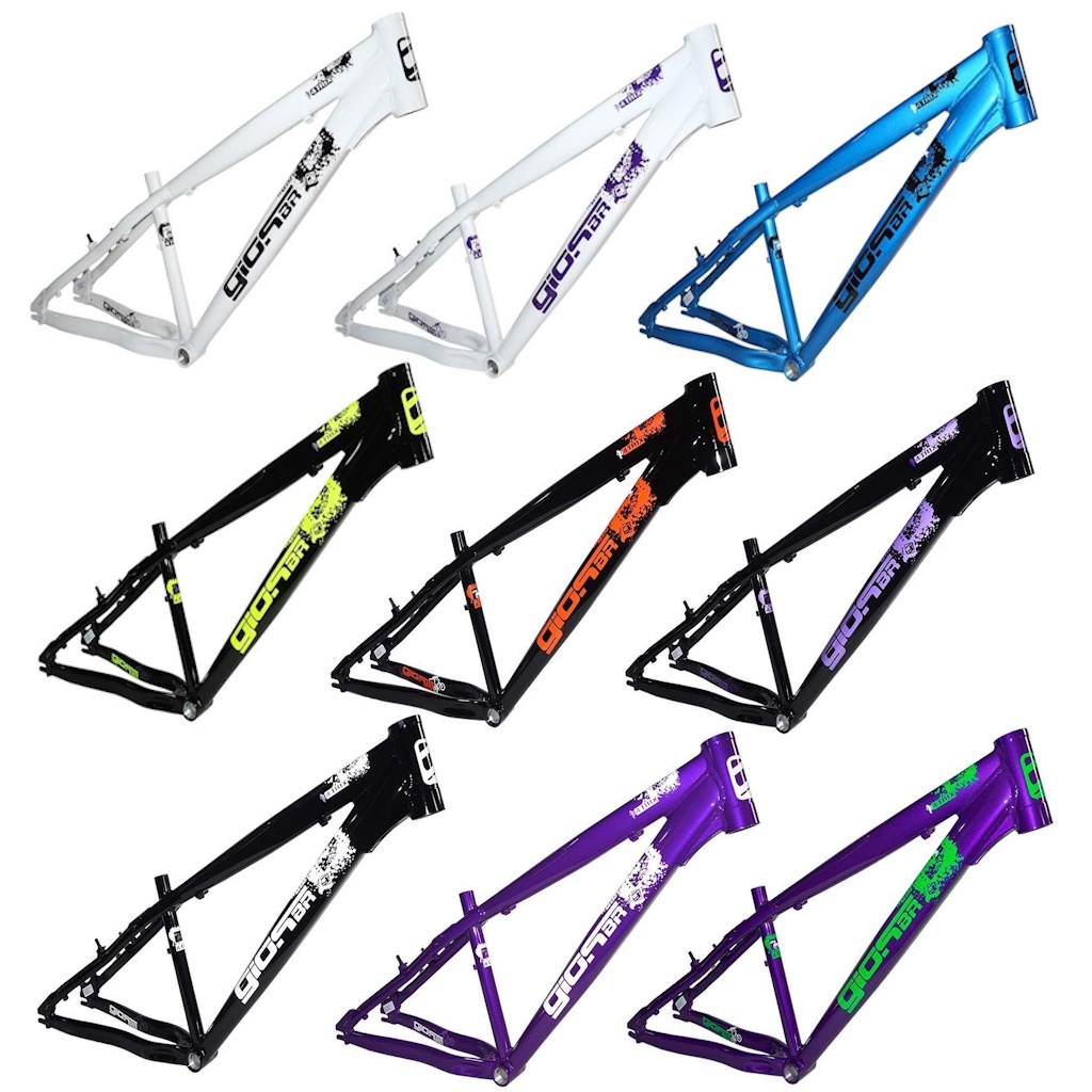 Quadro 26 Gios 4Trix Aluminio Tamanho 13.5 Freeride Grau Dirty Jump Manobras