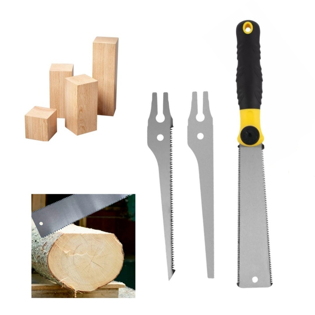Serrote Japonês Ryoba Gyokucho Para Marcenaria Profissional Kit 3 Alta qualidade