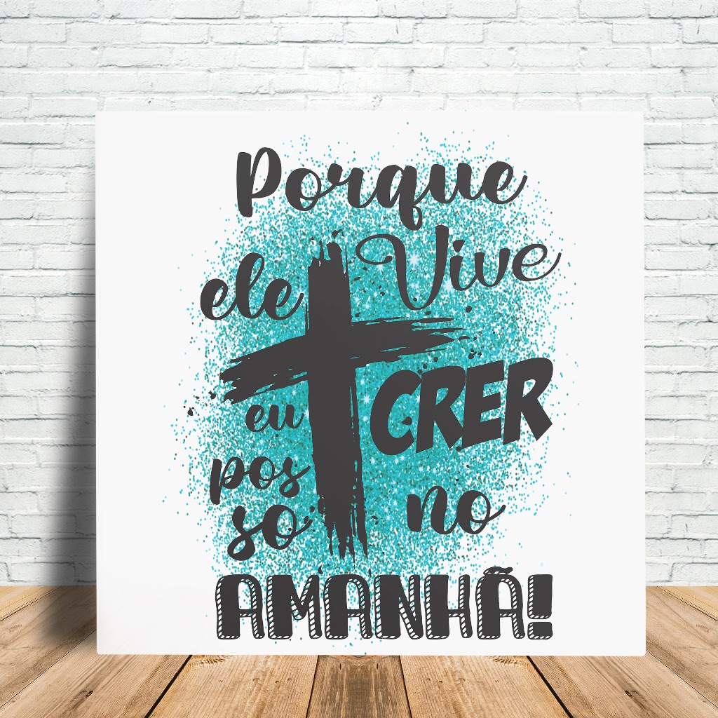 Azulejo Personalizado 15x15 Frases Religiosas Decorativo Com Suporte | Presente Cristão Católico Evangélico