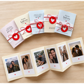Mini Álbum de Fotos Personalizado – Cartão Sanfonado com Fotos em Papel Fotográfico - SOB ENCOMENDA