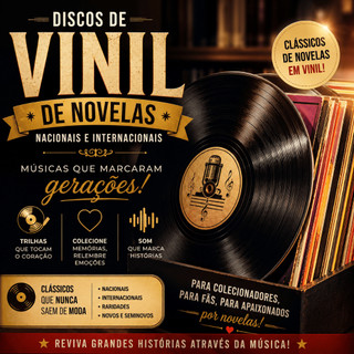 PROMOÇÃO LPS Trilhas Sonoras de Novelas Nacionais e Internacionais - Vinil Usado Colecionadores