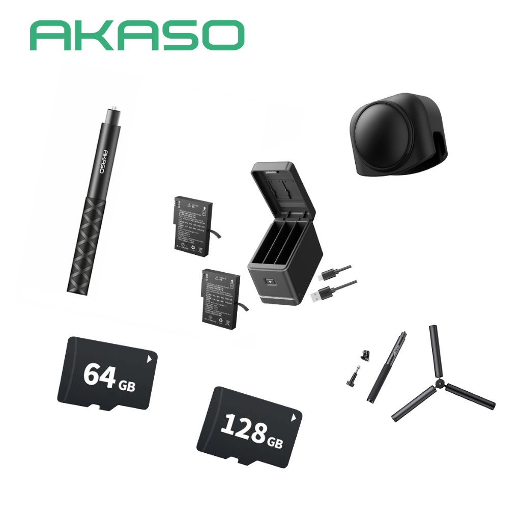 Acessórios Compatíveis Com a Câmera de Ação AKASO 360
