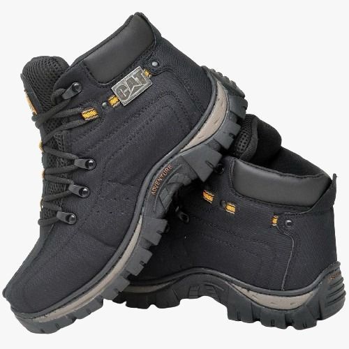 Bota Masculina Coturno Unissex Adventure Bota Trabalho Lona Reforçada Sola Borracha