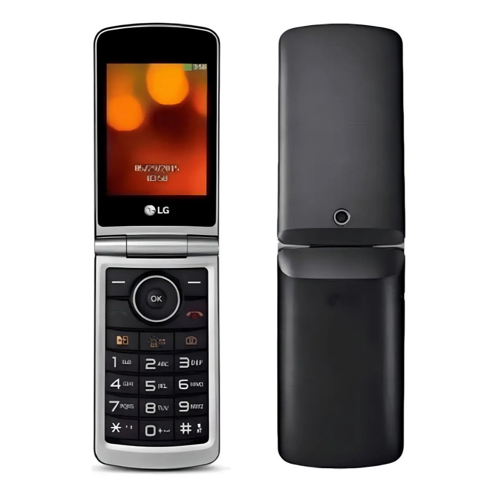 Celular LG G360 Dual Sim Fácil Para Idoso C/ Teclado Simples PRETO