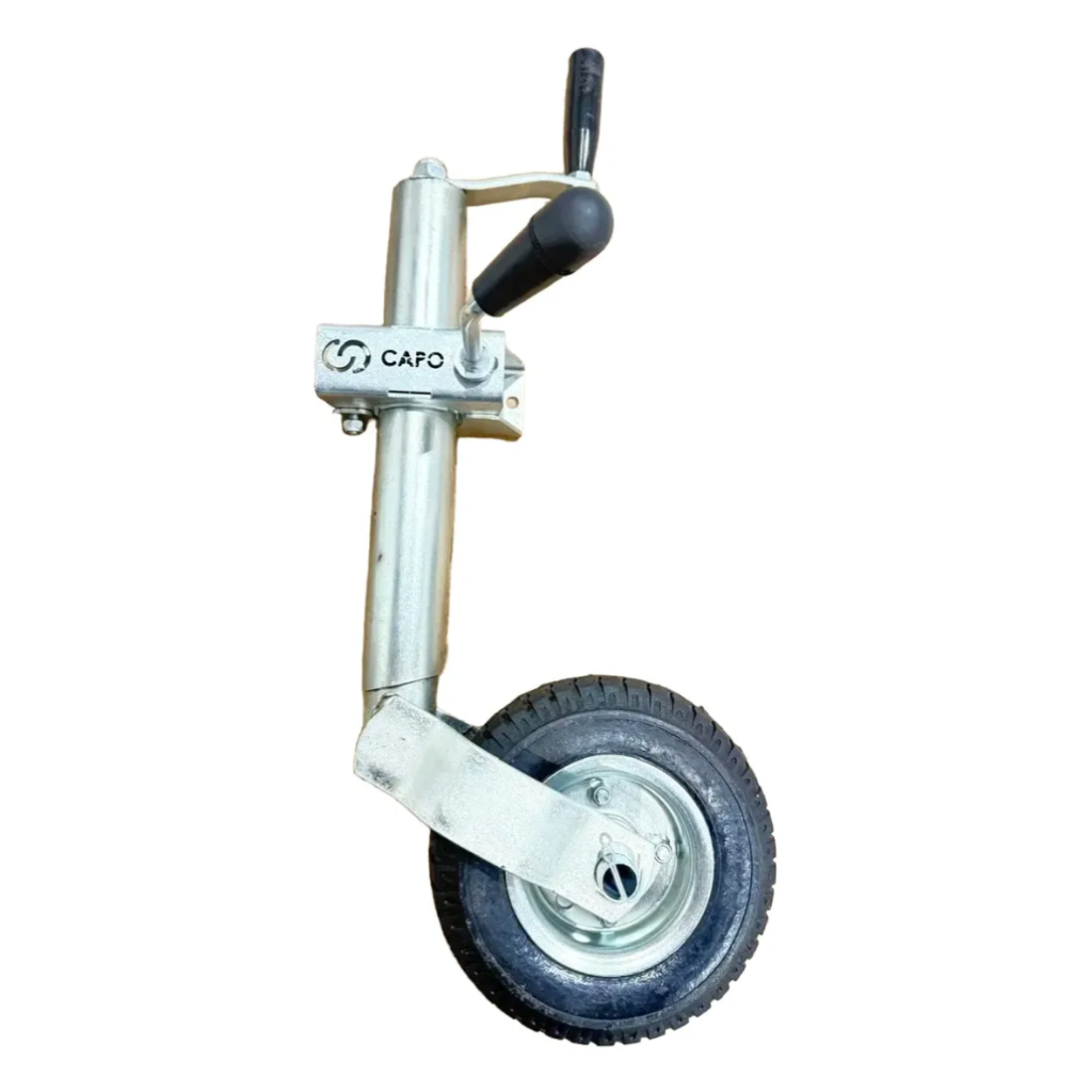 Pedestal Pé De Apoio Com Abraçadeira Carretinha Trailer Barco Lancha Moto Cavalo 250 Kg