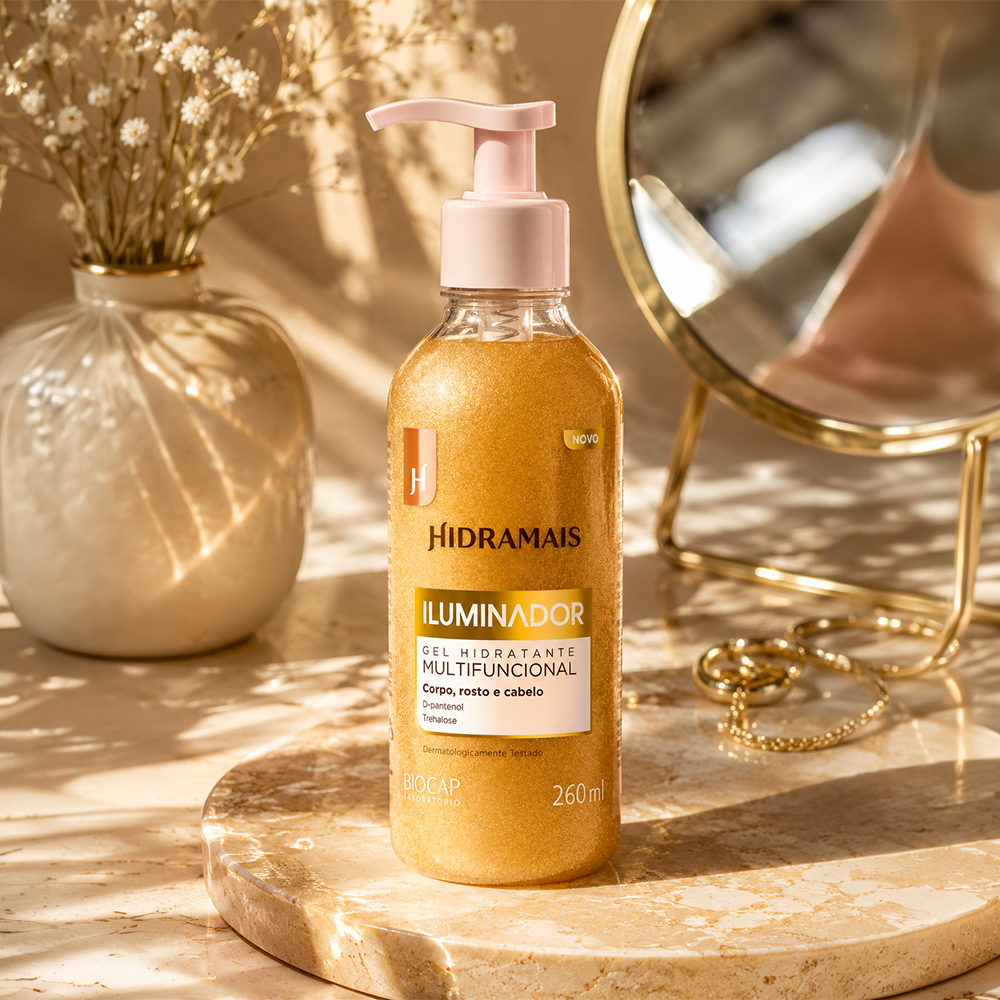 Iluminador Multifuncional Corpo Rosto Cabelo Hidramais 260ml · foto 2