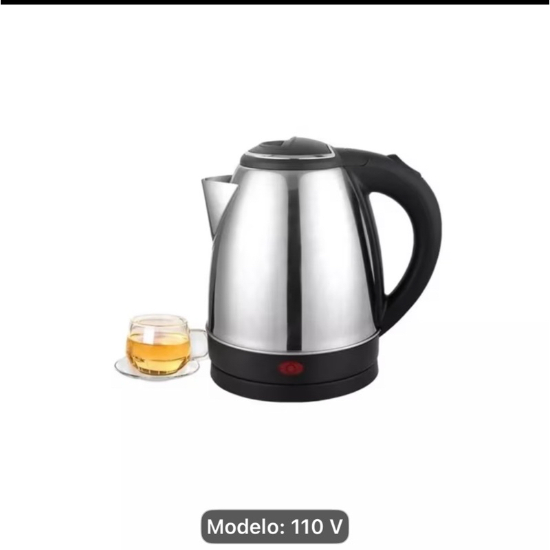 Chaleira Elétrica Inox 1,8L 110V - Desligamento Automático, Base Giratória, Design Elegante