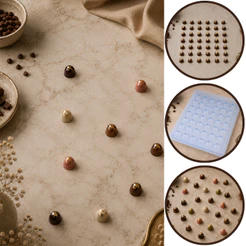 1~10 Forma Simples Pingo /Gota (06) em Acetato BWB Para Doces e Bombons(CHOCO)