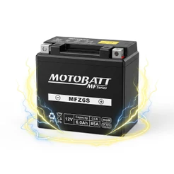BATERIA MFZ6S MOTOBATT CG TITAN FAN START 125 150 160 BROS POP 100 BIZ 125 FAZER LANDER TENERE 250