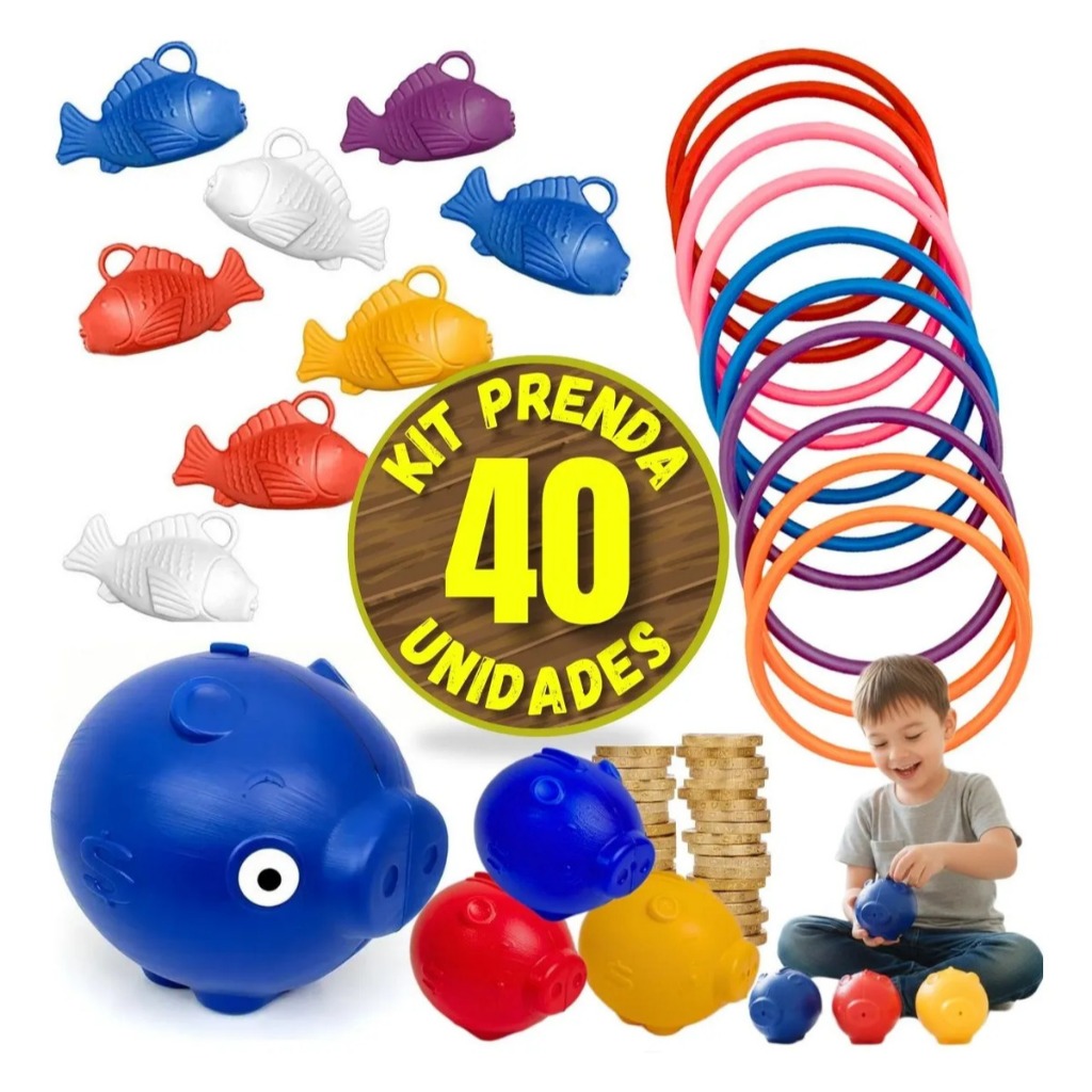 Kit 40 Prenda Festa Junina Brinquedos Doação Lembrancinha