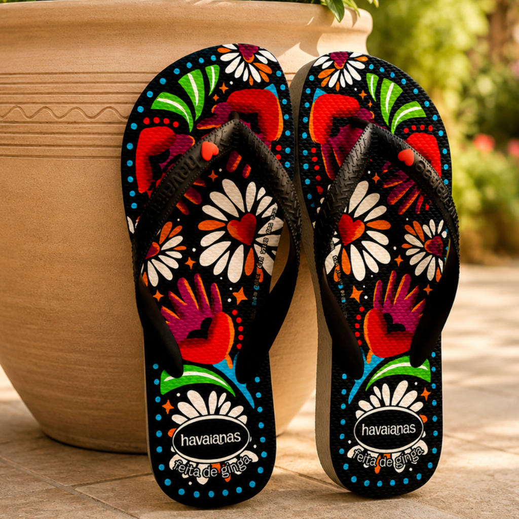 Havaianas Original Top Begônia Preto Chinelo Feminino