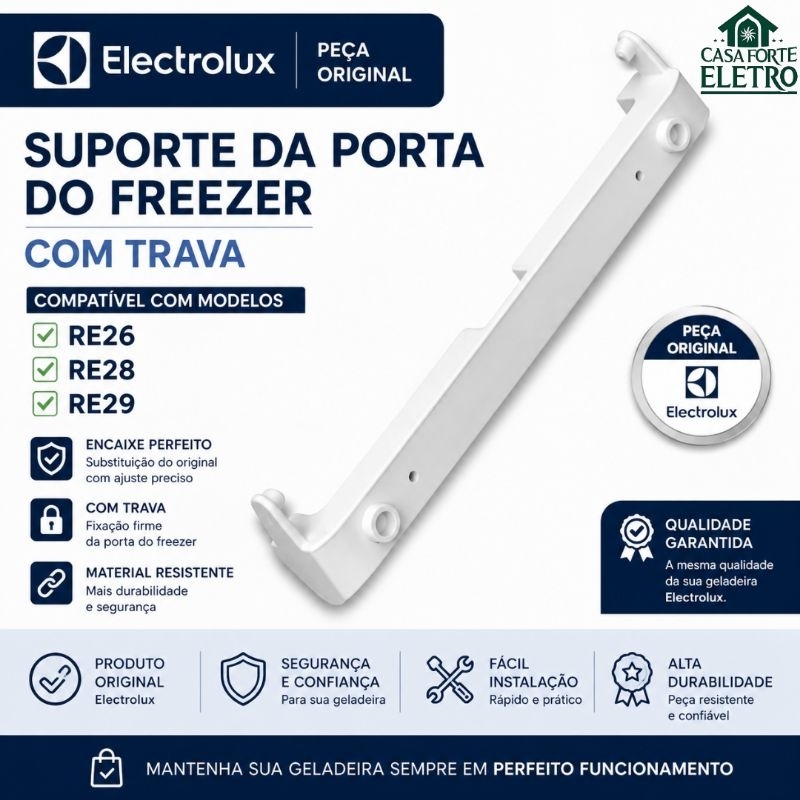 Suporte Porta Freezer Electrolux RE26 RE28 RE29 Original