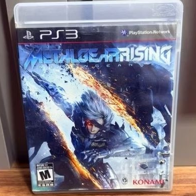 Jogo Metal Gear Rising Revengeance Ps3 Original Completo C/ Manual