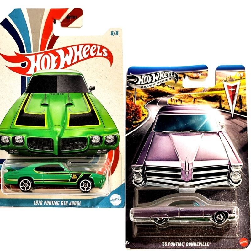 Hot Wheels - Mattel - Carrinho - Pontiac, Firebird, GTO T-Hunt
