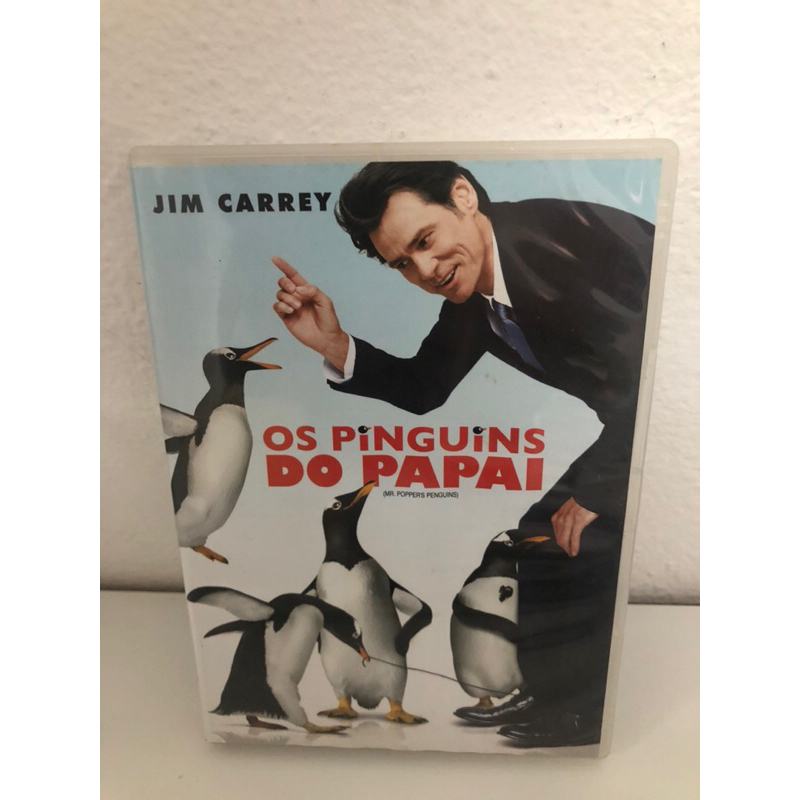 Pinguins do papai - dvd Jim Carrey