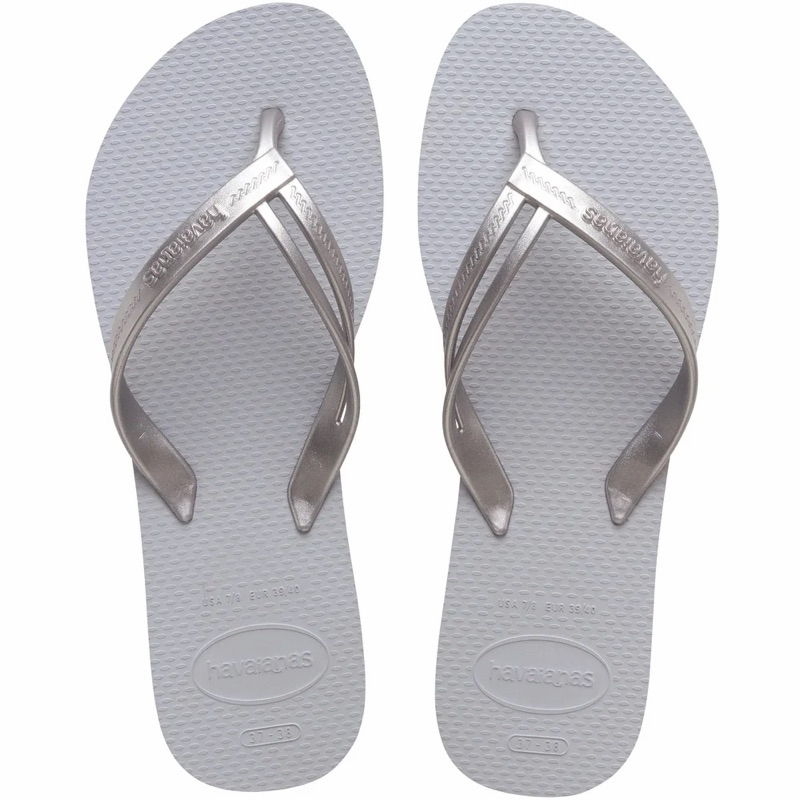 CHINELO HAVAIANAS ELEGANCE CINZA GELO