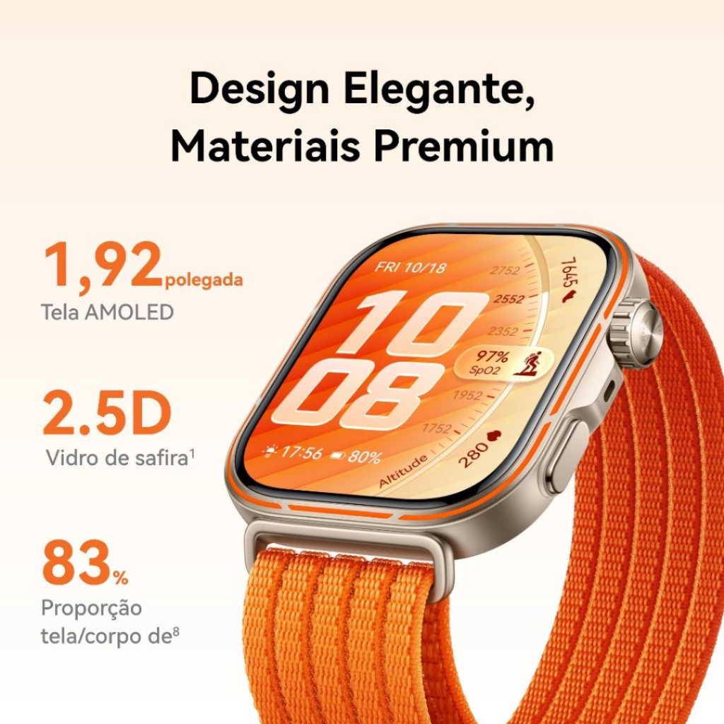 HUAWEI WATCH FIT 5 Pro| Smartwatch Relogio | Tela FullView AMOLED de 1,92"| Mini Treino | 64 GB ECG · foto 2
