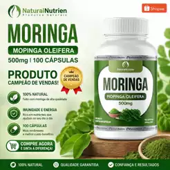 SUPLEMENTO (M.0.R.1.N.GA--0.L.E.I.F.E.R.A) EMBALAGEM DE 100 CAPSULAS DE 500 MG CADA.