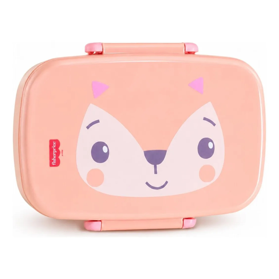 Bento Box Vácuo 900ml Fun Time Fisher Price Acompanha Garfo e Colher Original - Pacific · foto 2