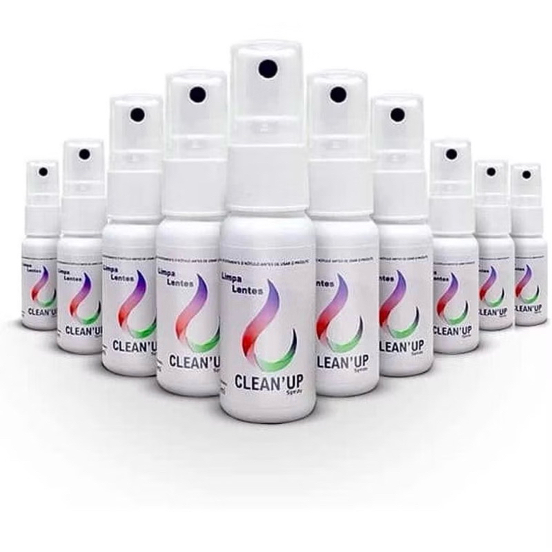 Limpa Lentes Spray Para Óculos Celular Notebook Tela Kit Limpeza