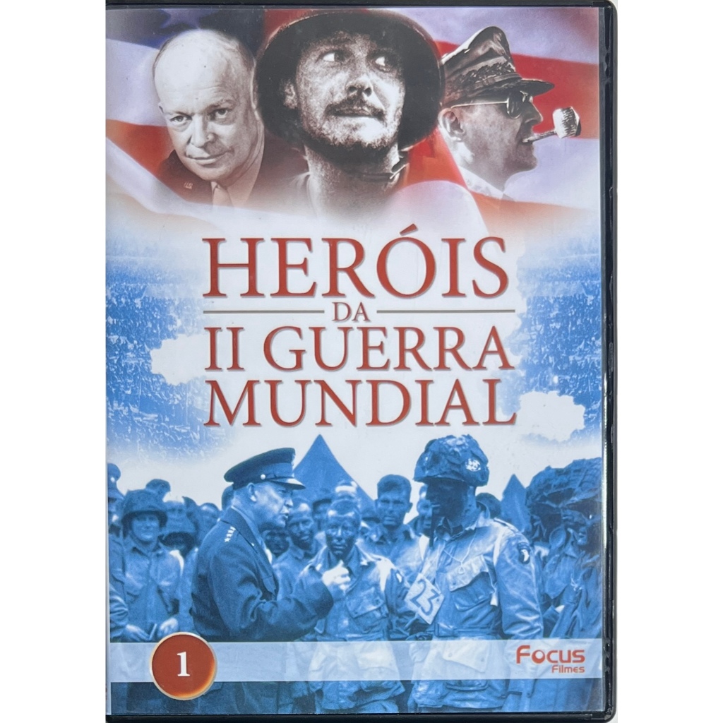 Heróis da II Guerra Mundial - Volumes 1, 2, 3, 4 e 5 - DVD Original