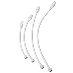 Engate Flexível Branco Mangueira Rabicho Para Água Fria Banheiro Cozinha Várias Medidas