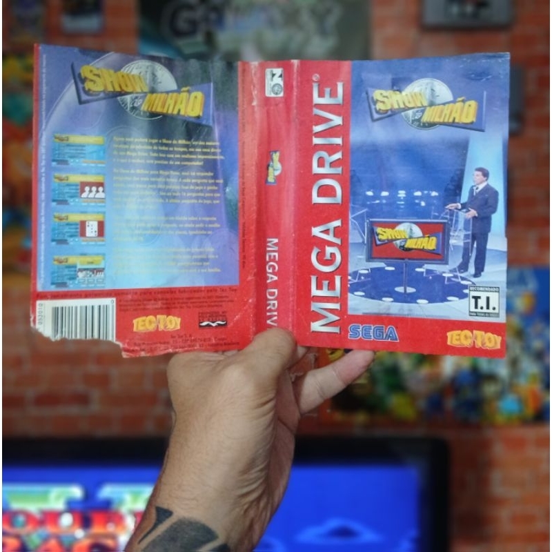 Encarte: Show Do Milhão / Mega Drive (Original TecToy)