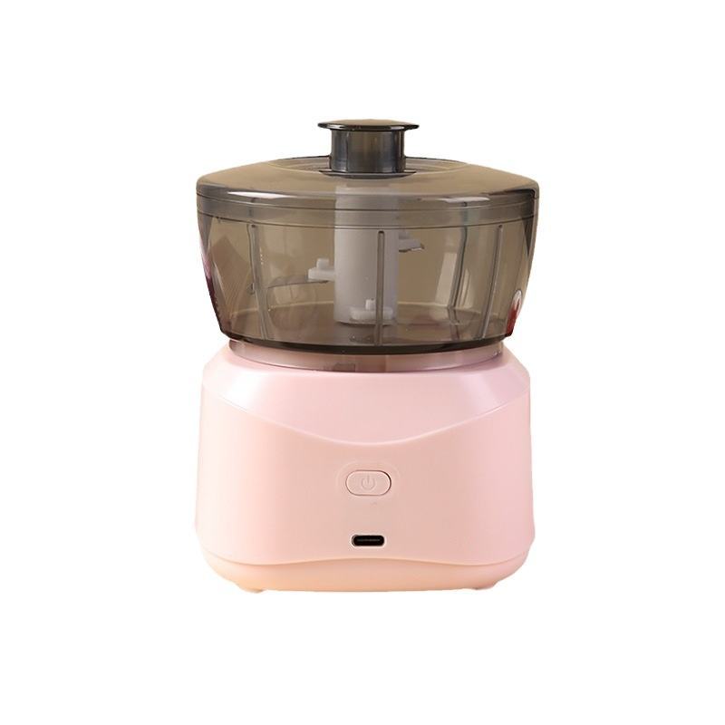 Mini Processador de Alimentos Elétrico Sem Fio 350ml 3 Lâminas Recarregável TOMATE SRQ-015