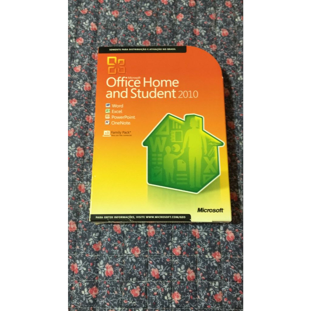 Microsoft Office 2010 Home And Student BOX Original - Cód. 99994-743-714-112