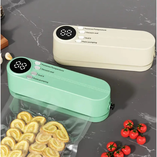 Selador a Vácuo Compacto para Alimentos Recarregável HY-5155