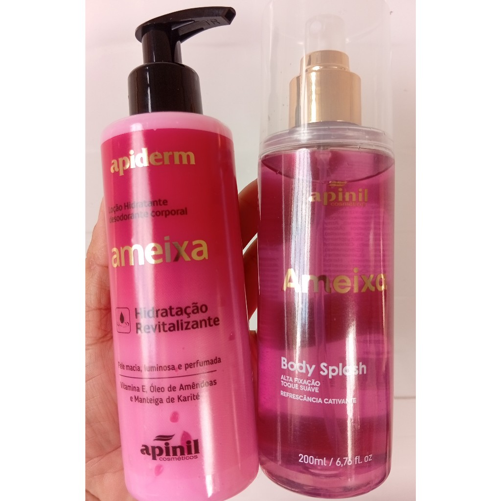 KIT PRESENTE DIA DOS NAMORADOS HIDRATANTE AMEIXA + BODYSPLASH APINIL 200 ML