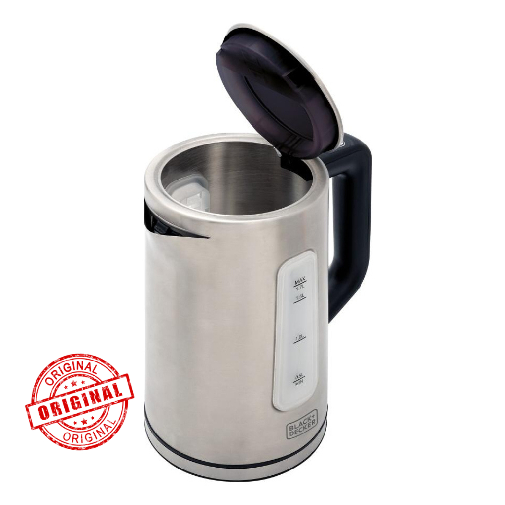 Chaleira Elétrica 1,7L Programável com Controle de Temperatura Inox 220V Black Decker KEPG