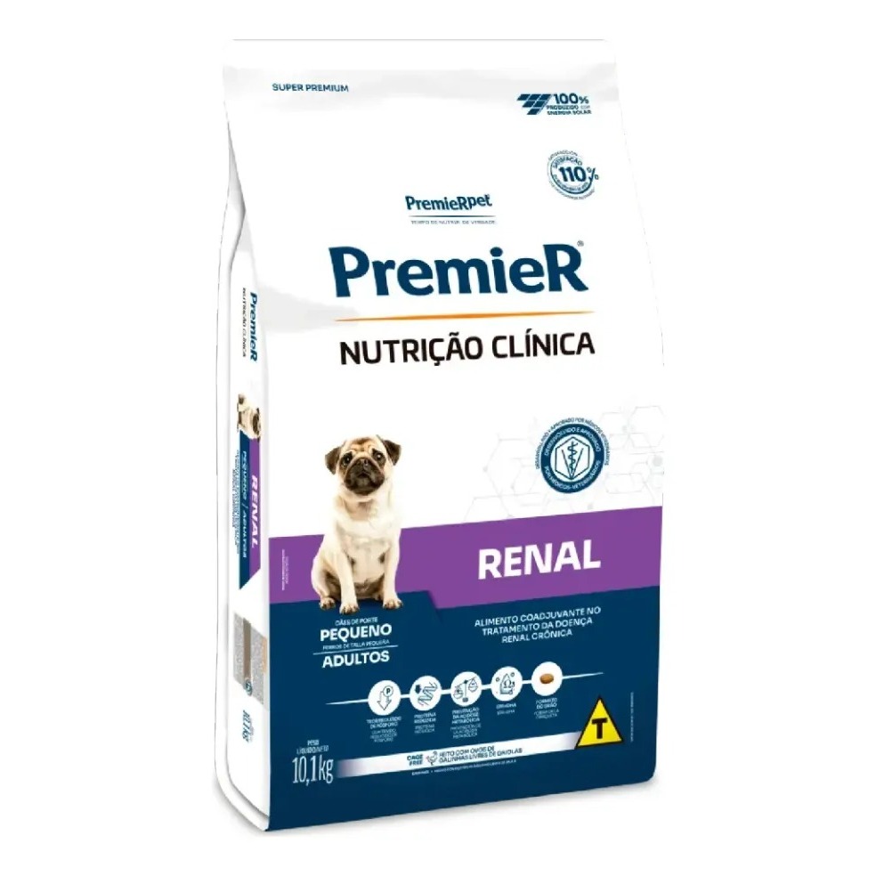 Ração Premier Nutrição Clínica Renal Cães Pequeno Porte 10kg