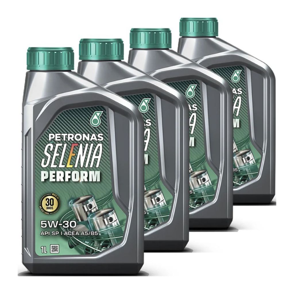 Kit 4 Litros De Oleo Petronas Selenia Perform 5w30 Sintetico