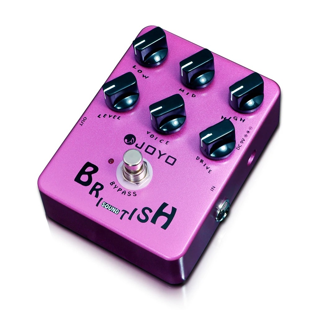 Pedal JOYO JF16 British Sound Simulador Amplificador Overdrive Plexi JCM800 JF-16