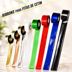 RIBBON PARA FITAS DE CETIM (impressora progresso ) Zetex z50x