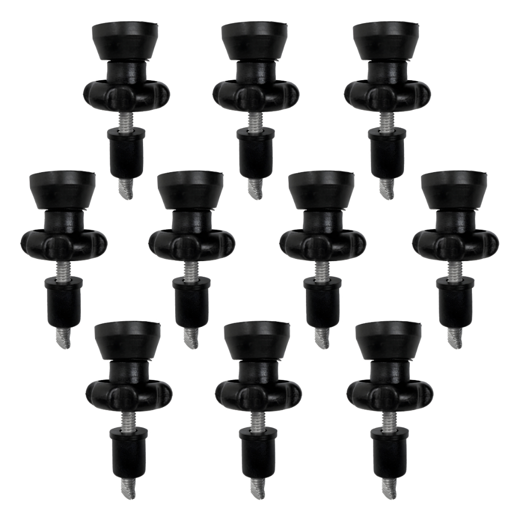 Kit 10 Manípulos para Grade Portão Pet Cachorro e Cercado de Segurança para Bebê