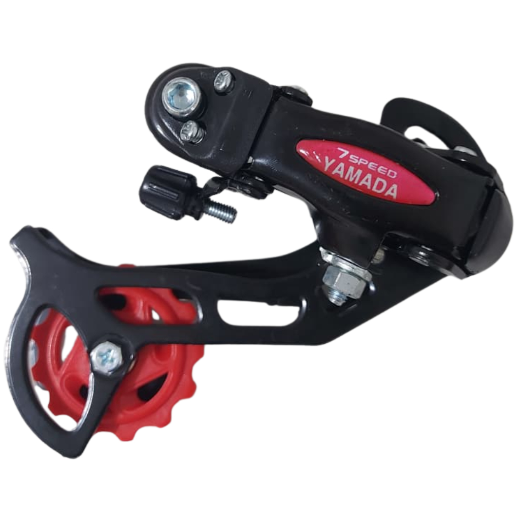 Cambio Traseiro Yamada Mega Ranger 7V Sem Gancheira Bike MTB 21V
