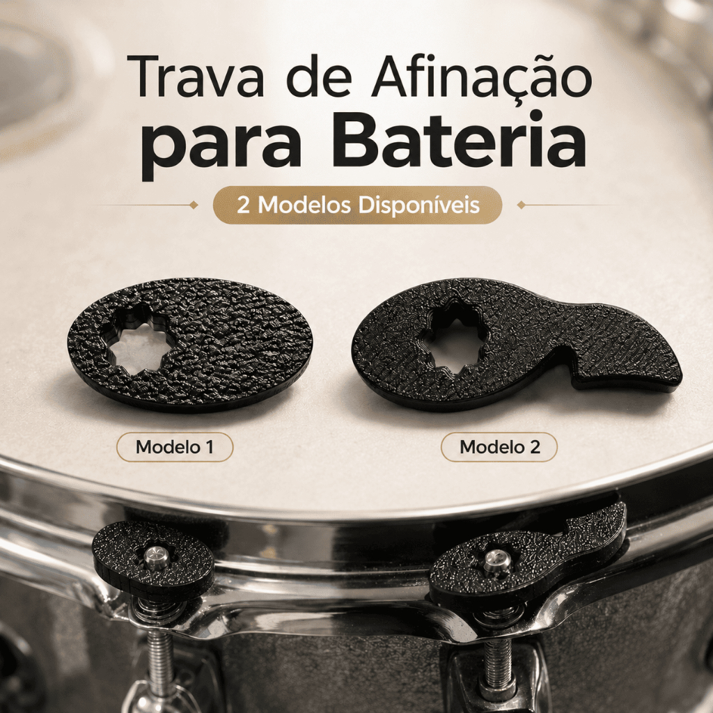 Trava De Canoa Para Bateria Acústica Parafuso Afinação Kit 10 30 50 Peças Caixa Tom Surdo Bumbo