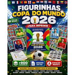 1 Unidade de Envelope de Figurinhas Copa do Mundo FIFA 2026